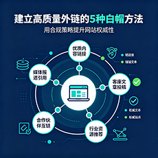 宜昌建站-建立高质量外链的5种白帽方法
